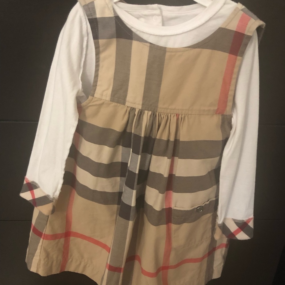 Burberry baby dress and top